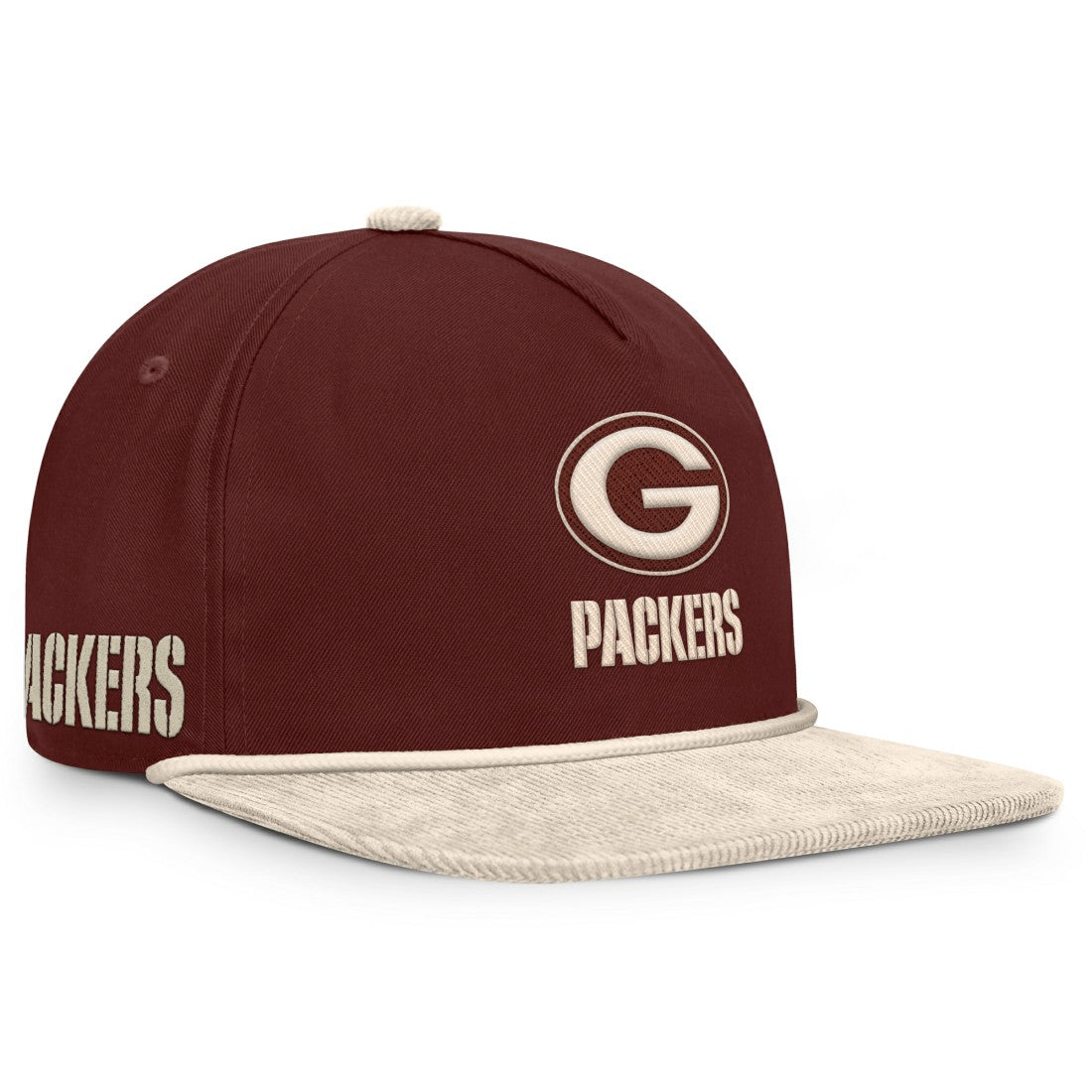 Green Bay Packers NFL Reminisce Golfer Adjustable Hat - Brown Hats