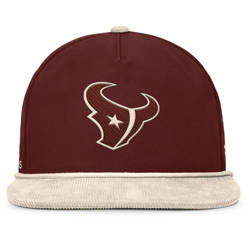Houston Texans NFL Reminisce Golfer Adjustable Hat - Brown Hats