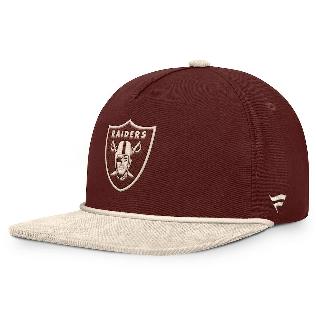 Las Vegas Raiders NFL Reminisce Golfer Adjustable Hat - Brown Hats