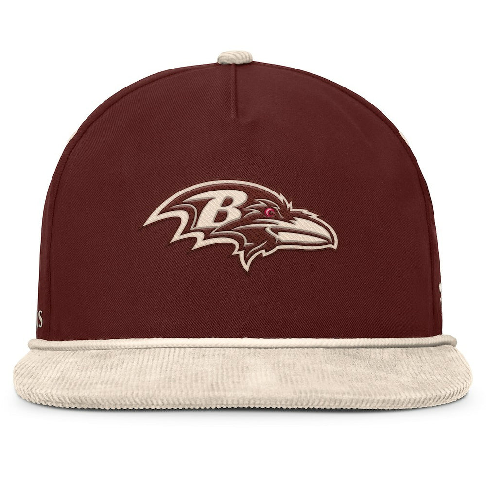 Baltimore Ravens NFL Reminisce Golfer Adjustable Hat - Brown Hats