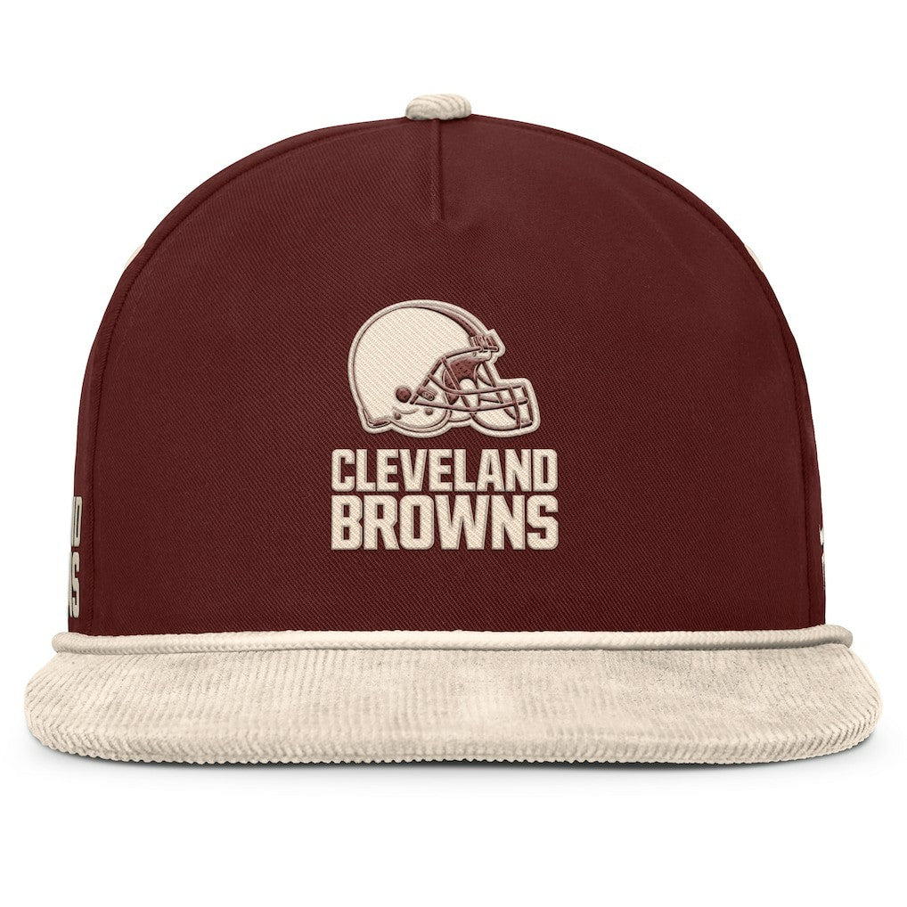Cleveland Browns NFL Reminisce Golfer Adjustable Hat - Brown Hats
