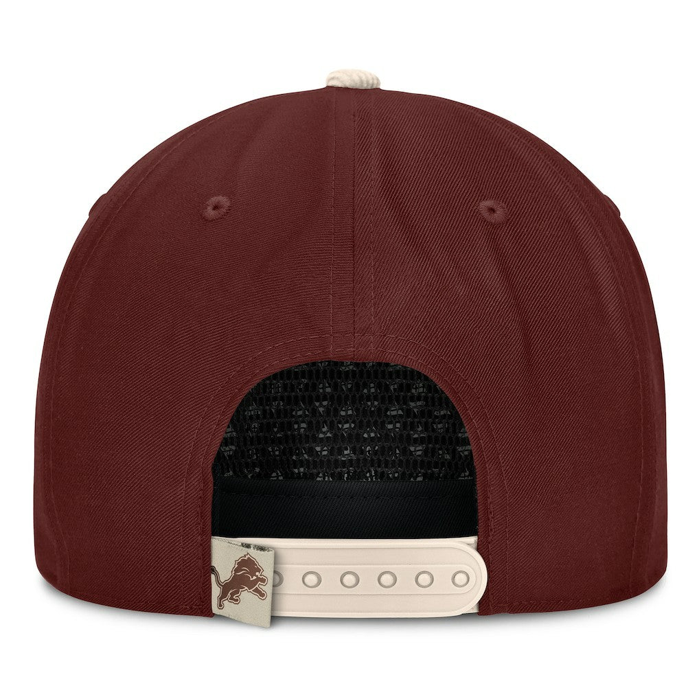 Detroit Lions Reminisce Golfer Adjustable Hat - Brown Hats