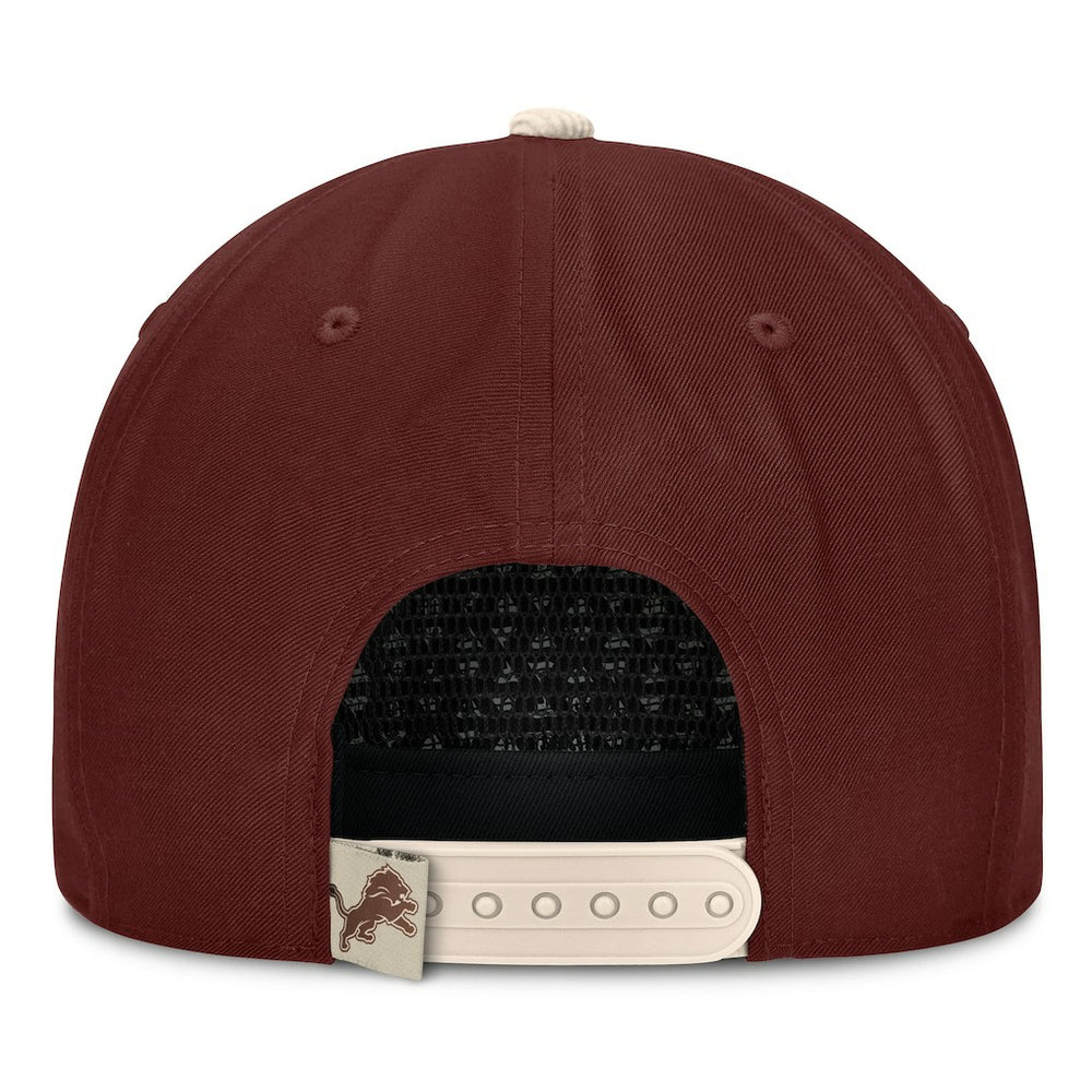 Detroit Lions Reminisce Golfer Adjustable Hat - Brown Hats