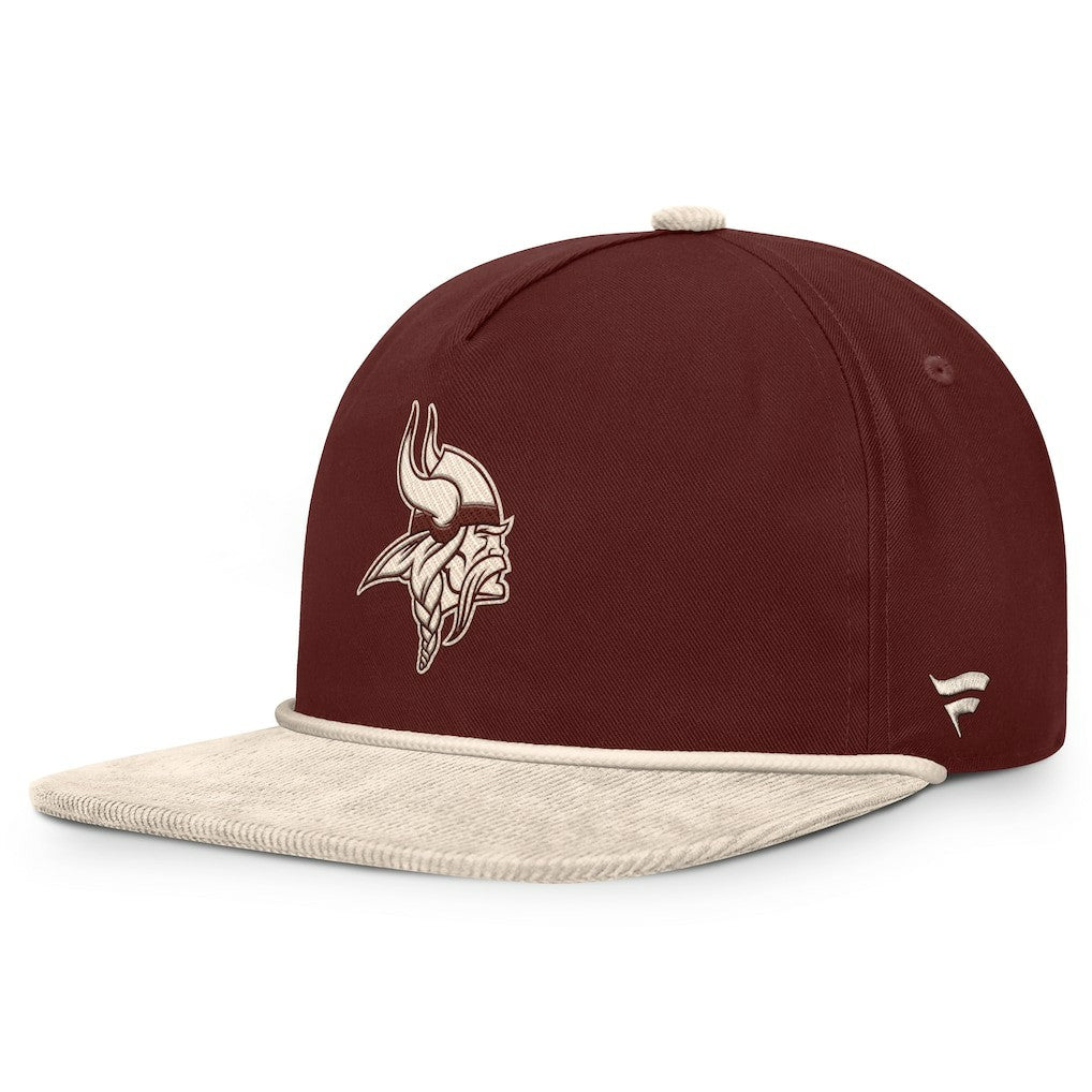 Minnesota Vikings NFL Reminisce Golfer Adjustable Hat - Brown Hats