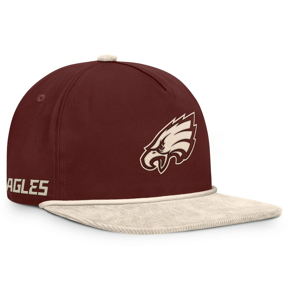 Philadelphia Eagles NFL Reminisce Golfer Adjustable Hat - Brown Hats
