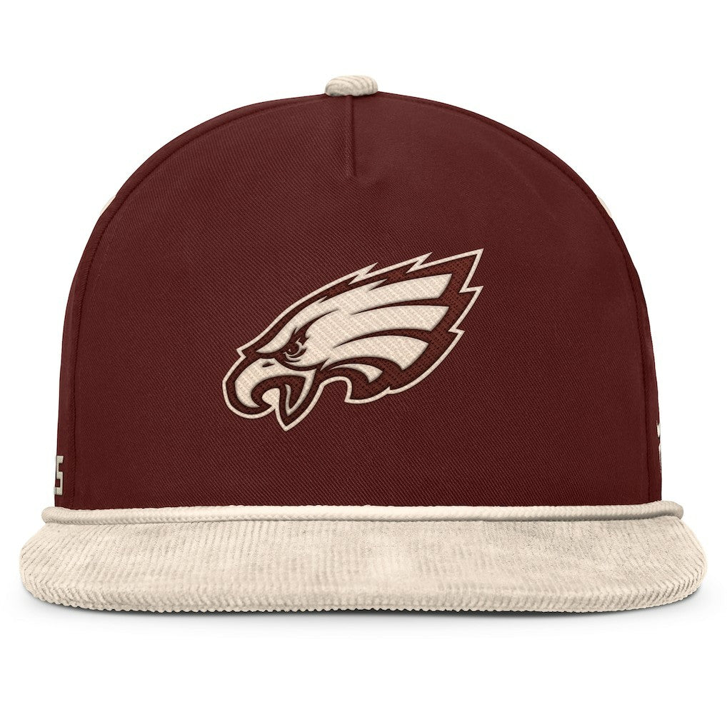 Philadelphia Eagles NFL Reminisce Golfer Adjustable Hat - Brown Hats