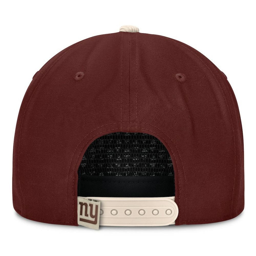 New York Giants NFL Reminisce Golfer Adjustable Hat - Brown Hats
