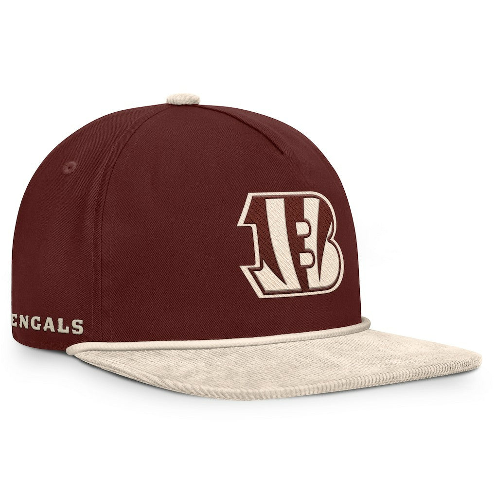 Cincinnati Bengals NFL Reminisce Golfer Adjustable Hat - Brown Hats