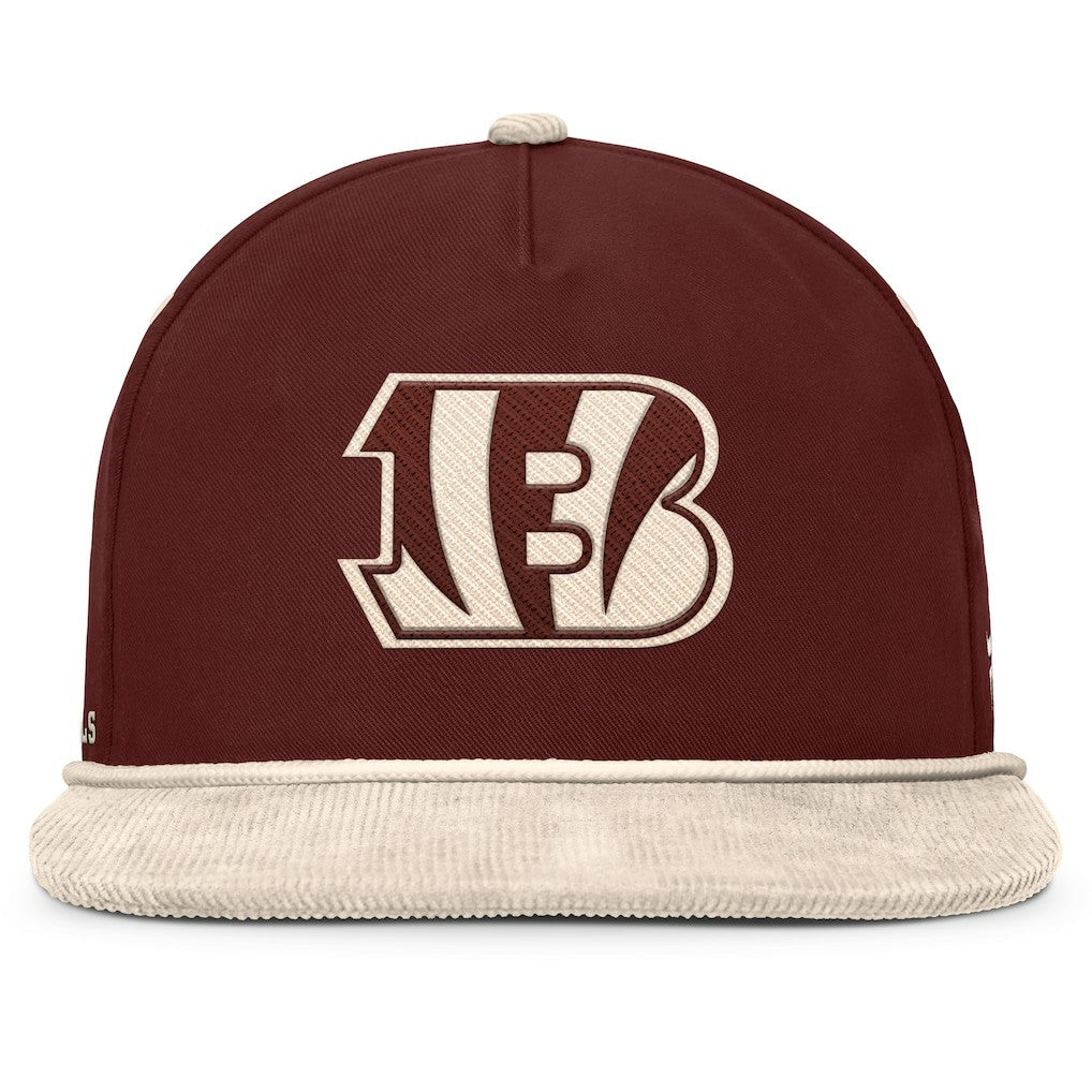 Cincinnati Bengals NFL Reminisce Golfer Adjustable Hat - Brown Hats