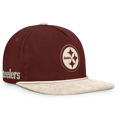 Pittsburgh Steelers NFL Reminisce Golfer Adjustable Hat - Brown Hats