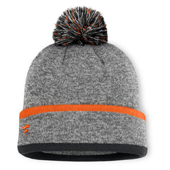 Cincinnati Bengals Motion Cuffed Knit Hat with Pom - Heather Gray Hats