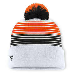 Cincinnati Bengals Ghost Cuffed Knit Hat with Pom - White Hats