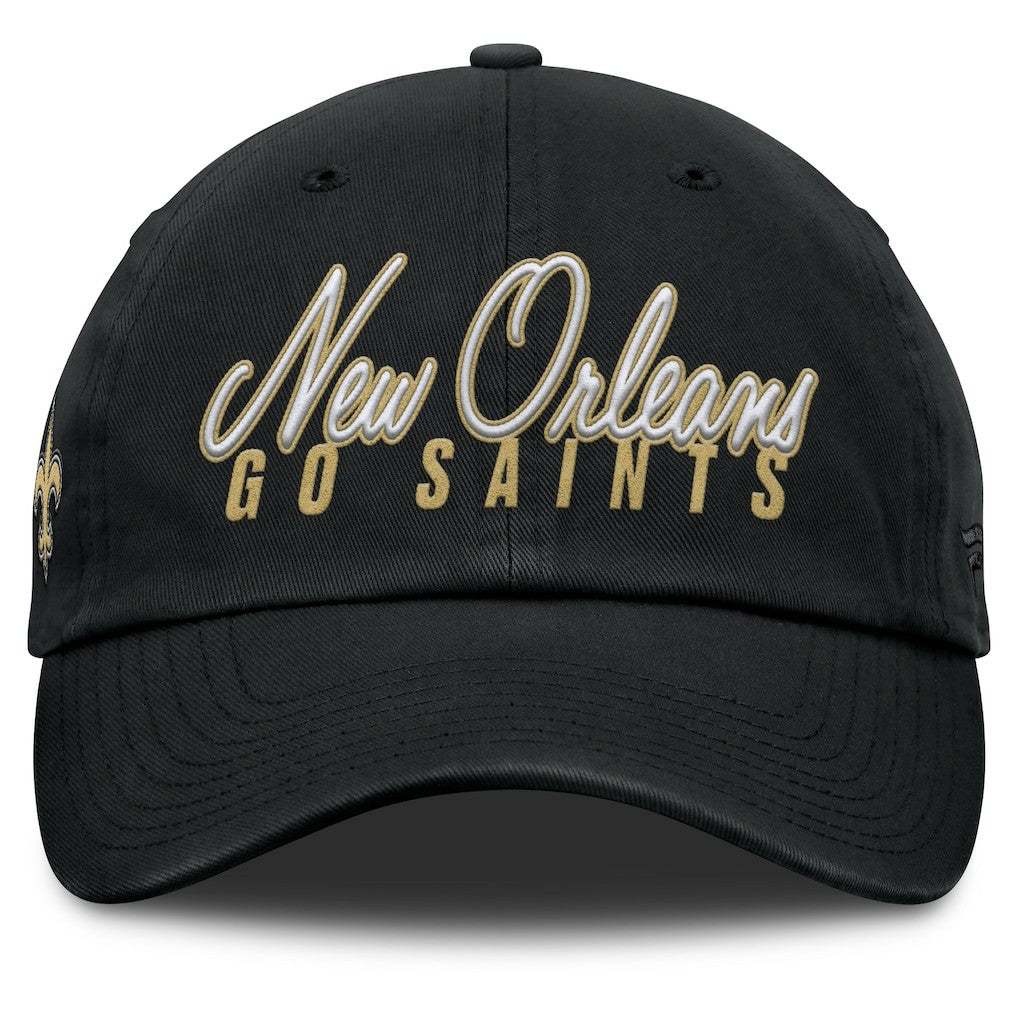 New Orleans Saints Women's Moxie Adjustable Hat - Black Hats