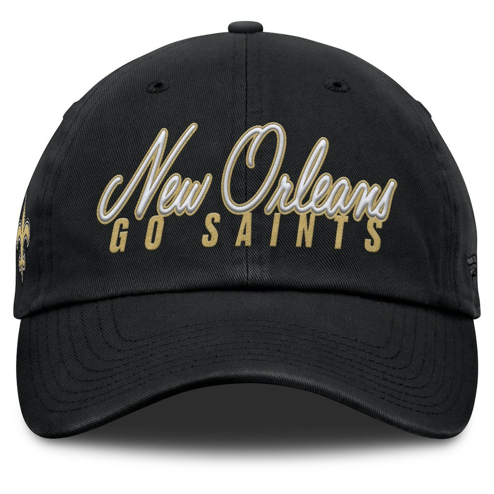 New Orleans Saints Women's Moxie Adjustable Hat - Black Hats