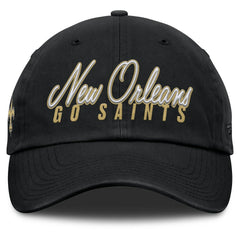 New Orleans Saints Women's Moxie Adjustable Hat - Black Hats