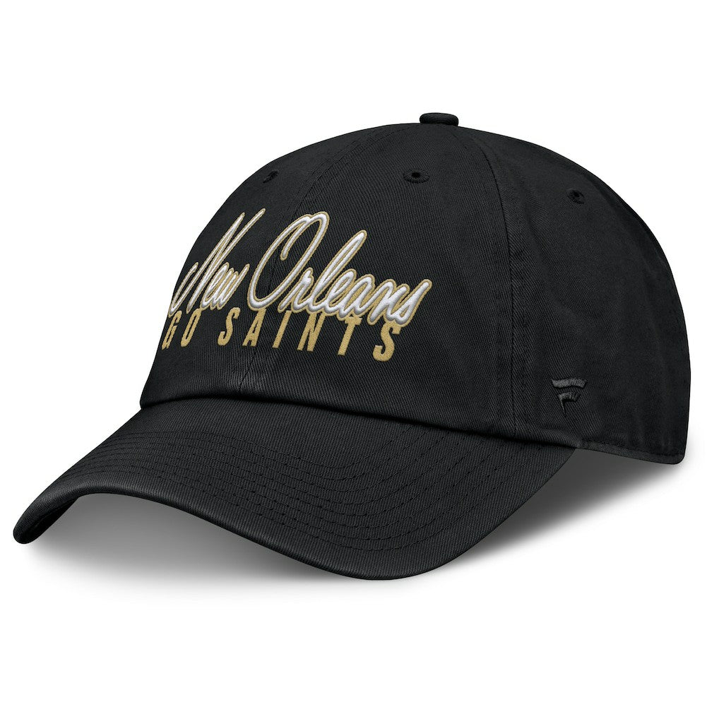 New Orleans Saints Women's Moxie Adjustable Hat - Black Hats