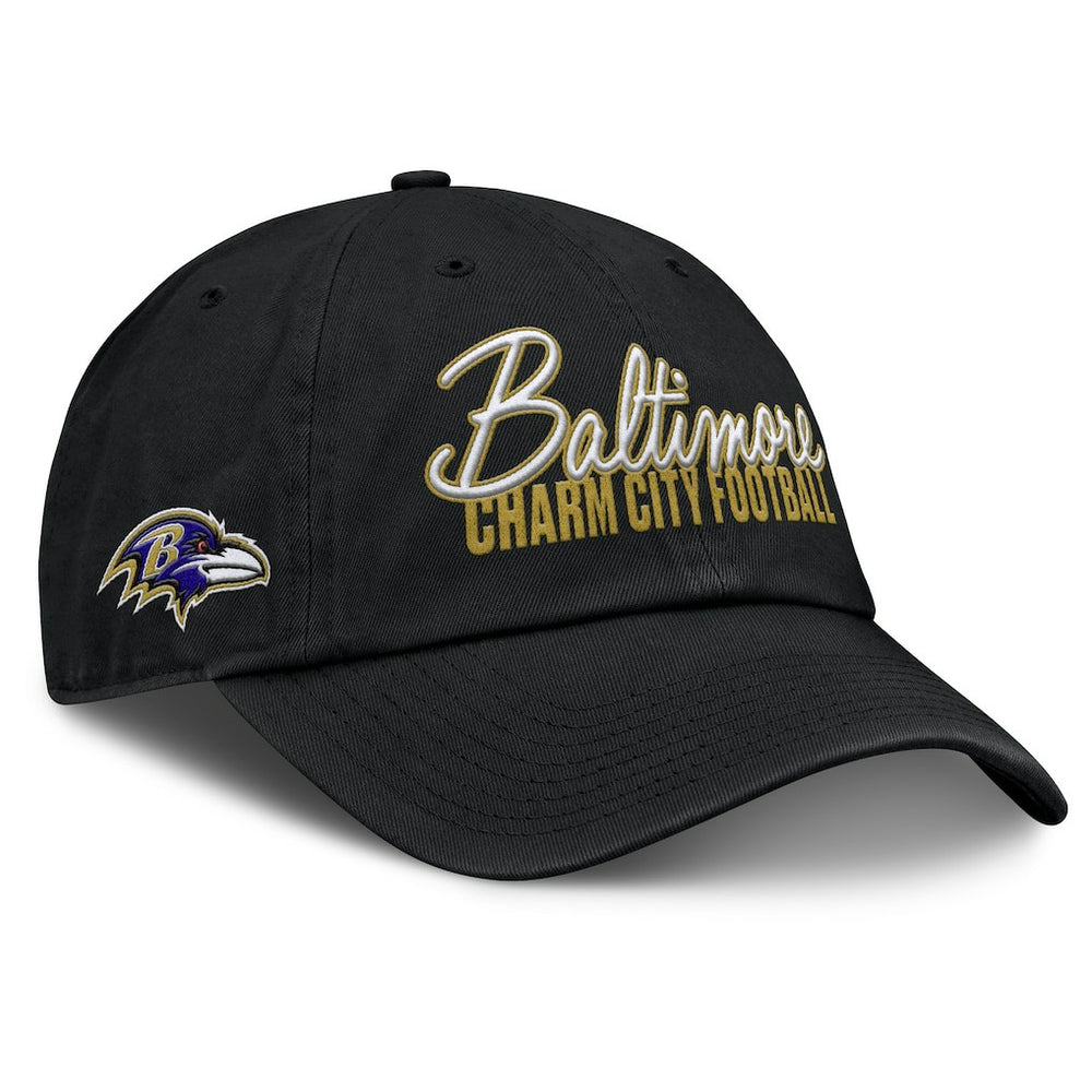 Baltimore Ravens Women's Moxie Adjustable Hat - Black Hats