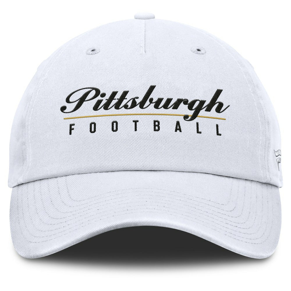 Pittsburgh Steelers Women's Harmony Adjustable Hat - White Hats