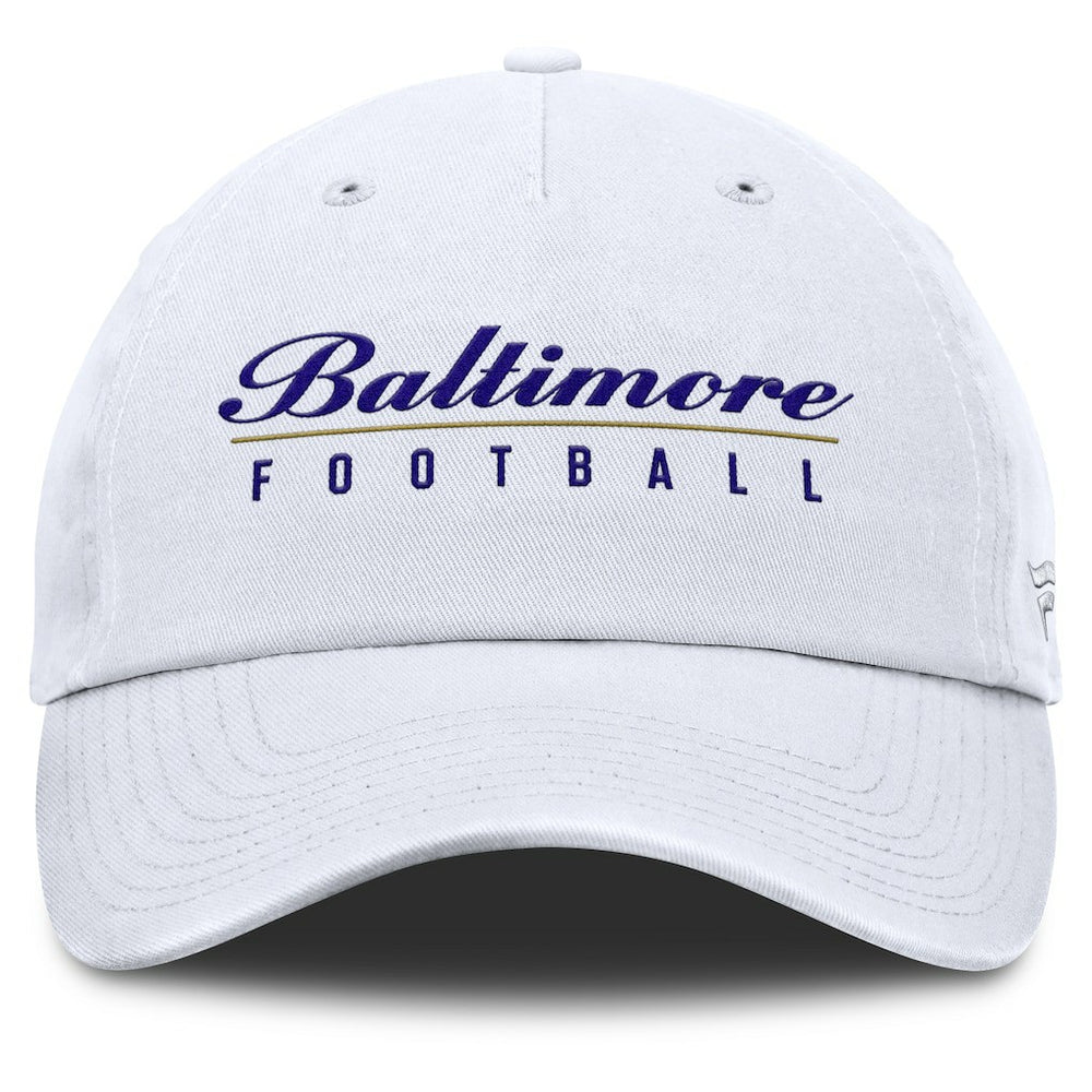 Baltimore Ravens Women's Harmony Adjustable Hat - White Hats