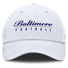 Baltimore Ravens Women's Harmony Adjustable Hat - White Hats
