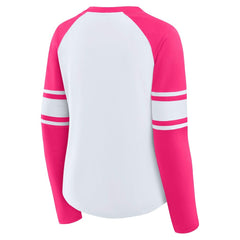 Dallas Cowboys Women's White/Pink NFL Womens Redzone Bling Lace Up LST -