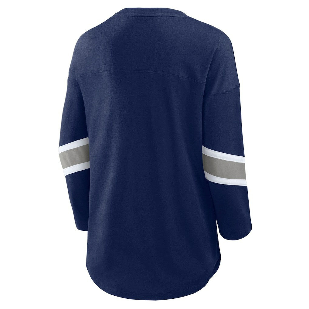 Dallas Cowboys Women's Redzone 3/4-Sleeve T-Shirt - Navy T-shirts