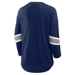 Dallas Cowboys Women's Redzone 3/4-Sleeve T-Shirt - Navy T-shirts