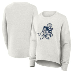 Dallas Cowboys Women's Oversized Hometown Pullover Sweatshirt - Heather Gray Pullover