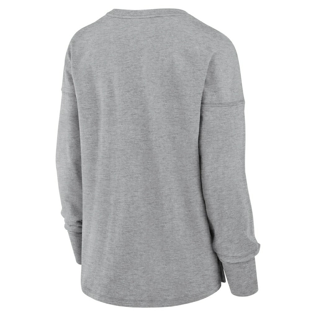 Dallas Cowboys Women's Hometown Legacy Long Sleeve T-Shirt - Heather Gray T-shirts