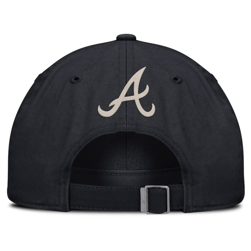 Atlanta Braves Nike Statement Club Adjustable Hat - Navy Hats