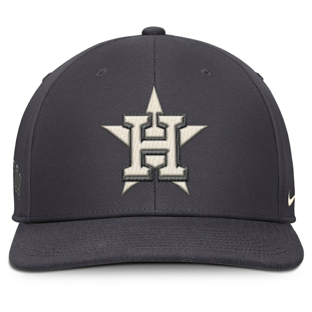 Houston Astros Nike Statement Pro Snapback Hat - Anthracite Hats