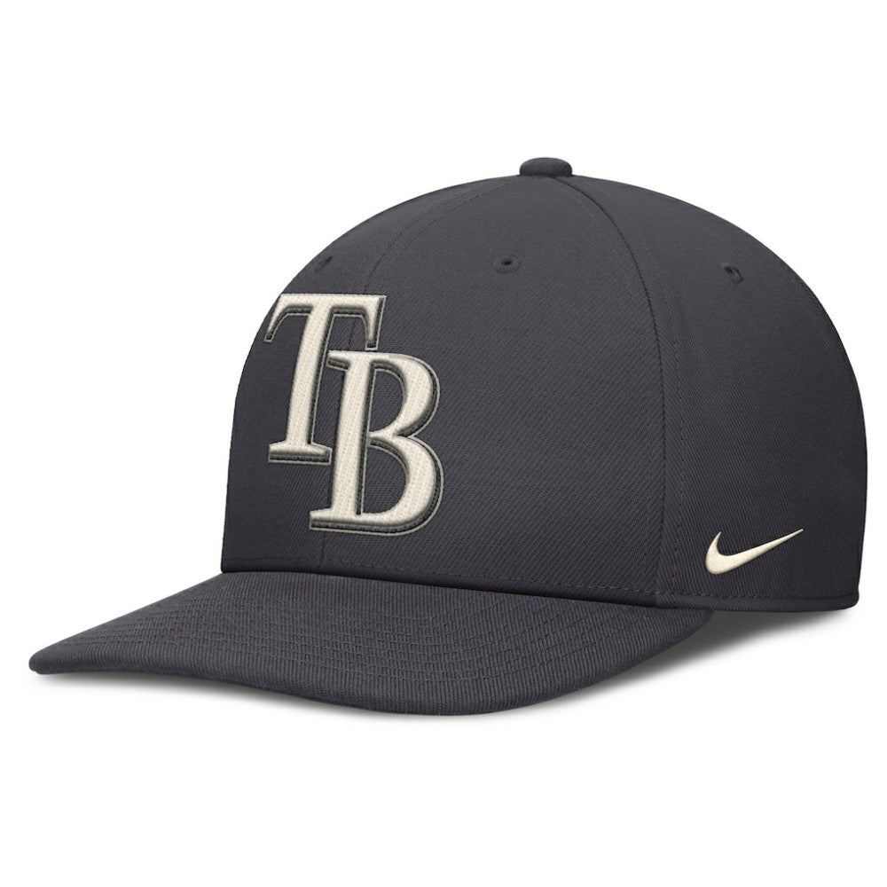 Tampa Bay Rays Nike Statement Pro Snapback Hat - Anthracite Hats