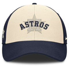 Houston Astros Nike Statement Club Performance Adjustable Hat - Navy/Natural Hats