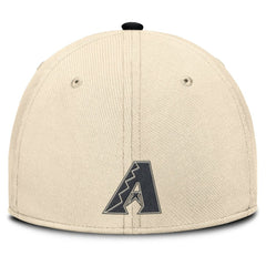 Arizona Diamondbacks Nike Statement Rise Performance Flex Hat - Natural/Black Hats