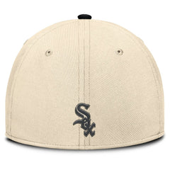 Chicago White Sox Nike Statement Rise Performance Flex Hat - Natural/Black Hats