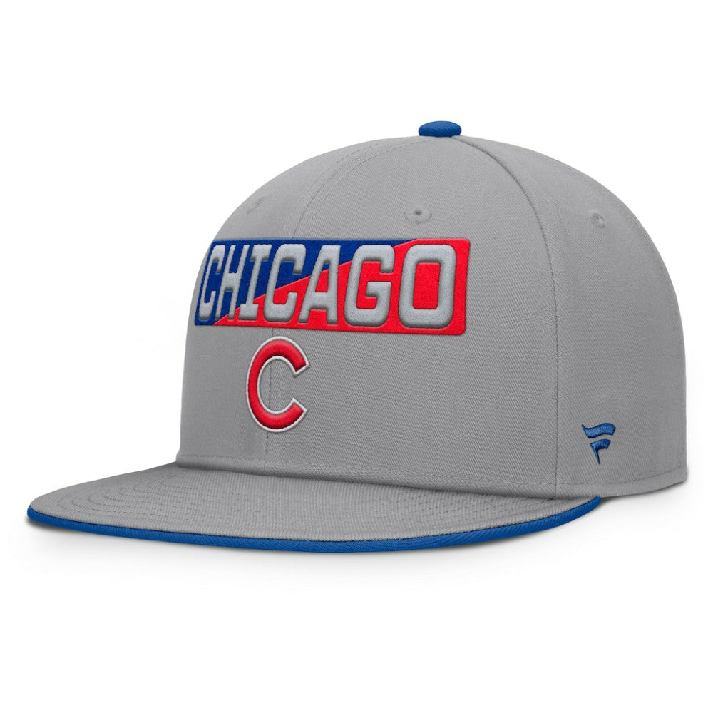Chicago Cubs Fanatics Punchout Snapback Hat - Gray Hats
