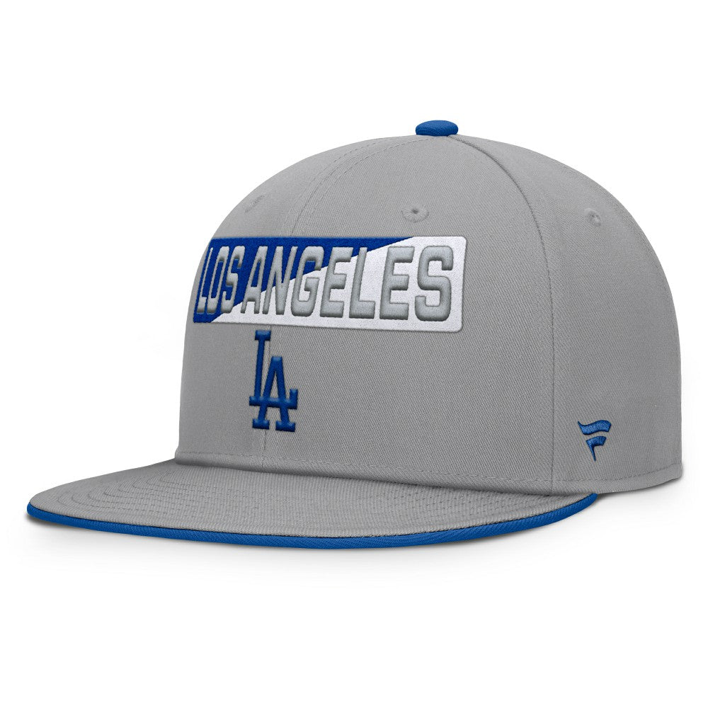 Los Angeles Dodgers Fanatics Punchout Snapback Hat - Gray Hats