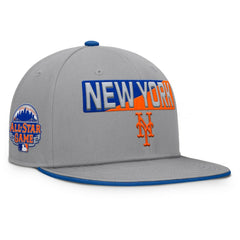 New York Mets Fanatics Punchout Snapback Hat - Gray Hats