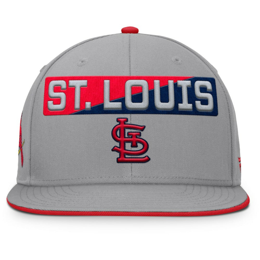 St. Louis Cardinals Fanatics Punchout Snapback Hat - Gray Hats