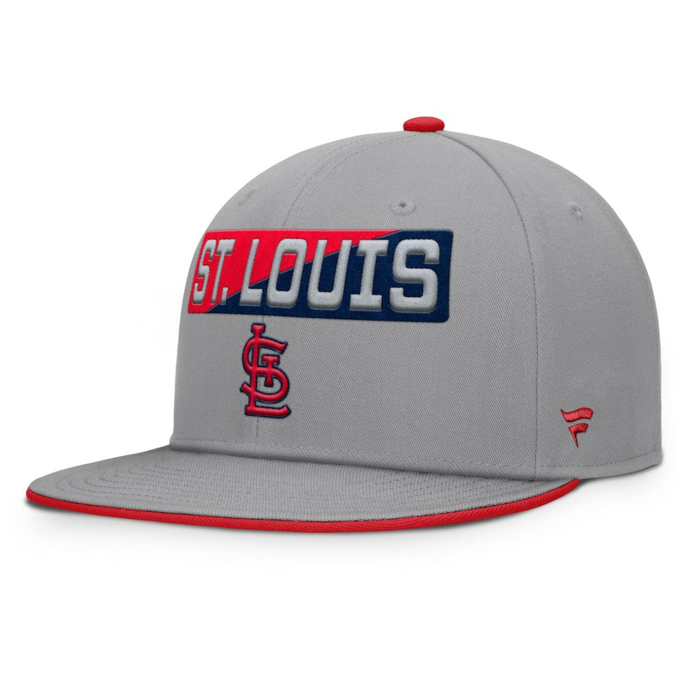 St. Louis Cardinals Fanatics Punchout Snapback Hat - Gray Hats
