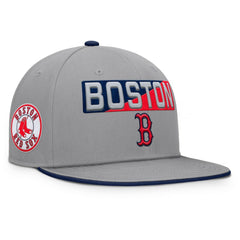 Boston Red Sox Fanatics Punchout Snapback Hat - Gray Hats