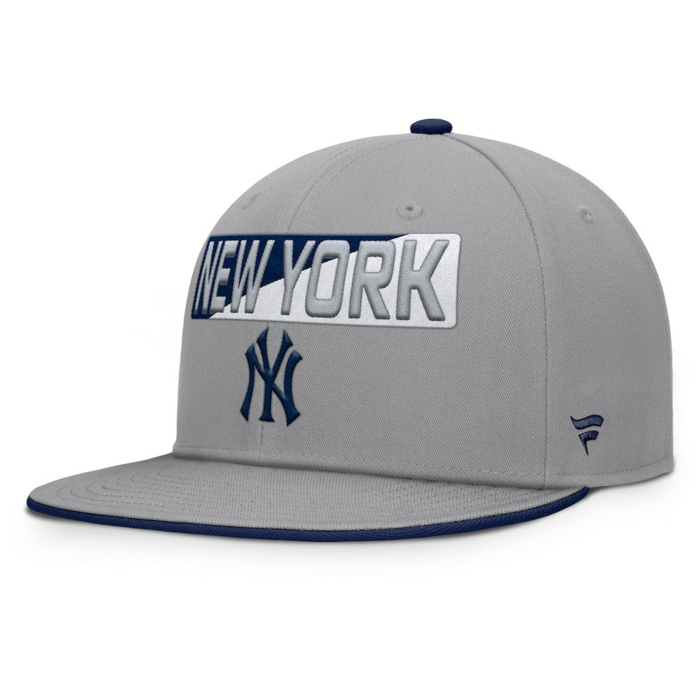 New York Yankees Fanatics Punchout Snapback Hat - Gray Hats