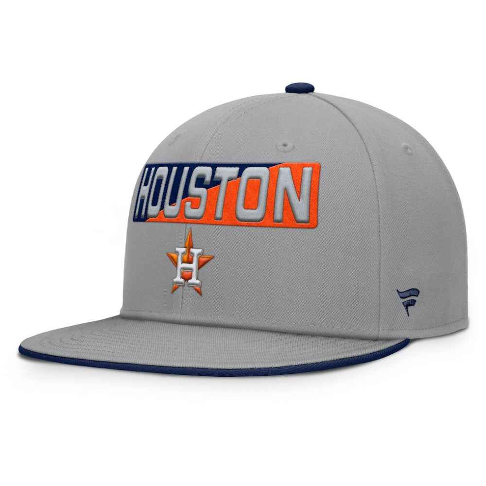 Houston Astros Fanatics Punchout Snapback Hat - Gray Hats