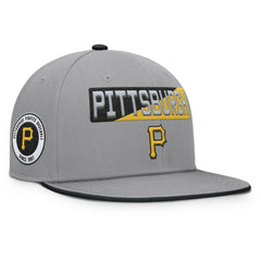 Pittsburgh Pirates Fanatics Punchout Snapback Hat - Gray Hats