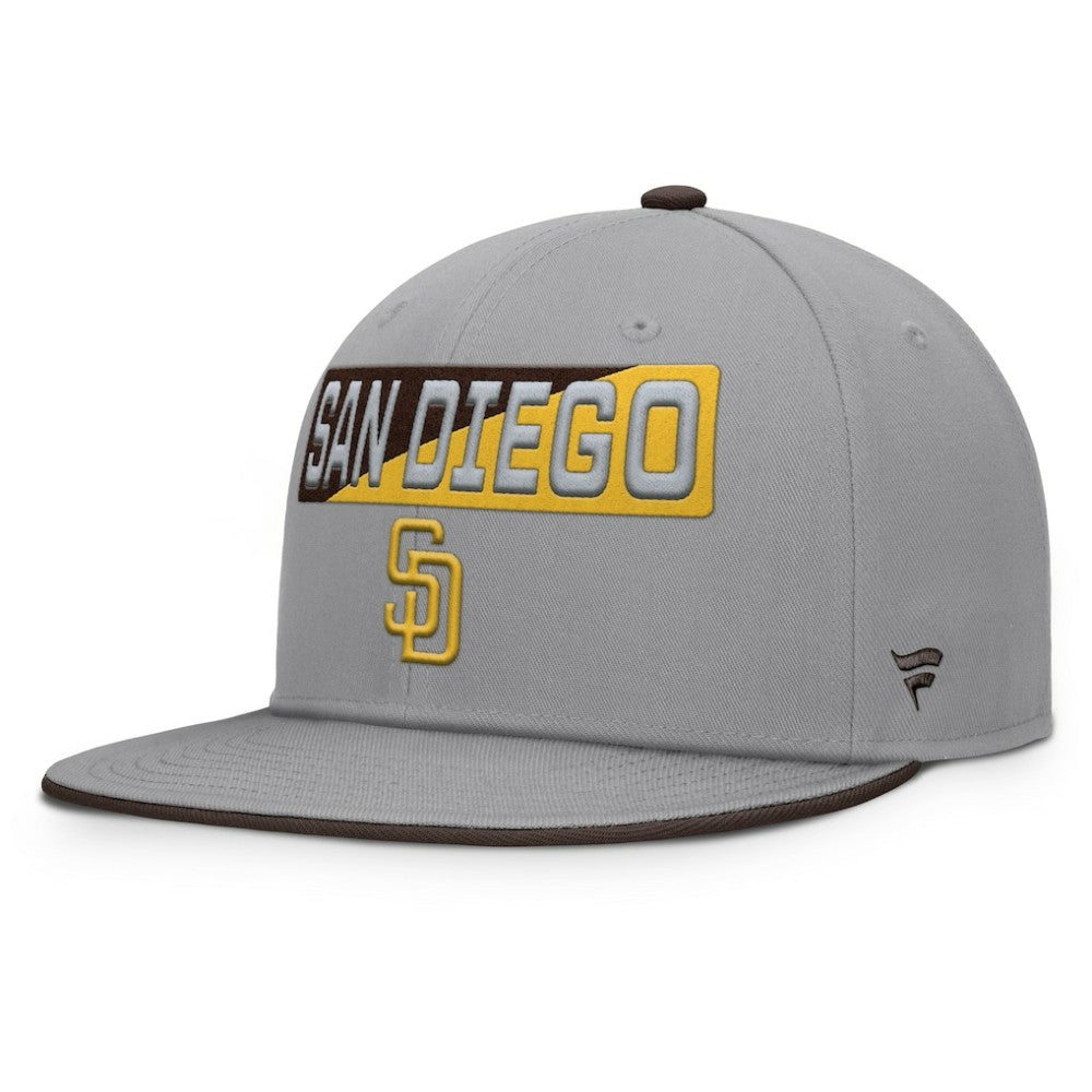 San Diego Padres Fanatics Punchout Snapback Hat - Gray Hats