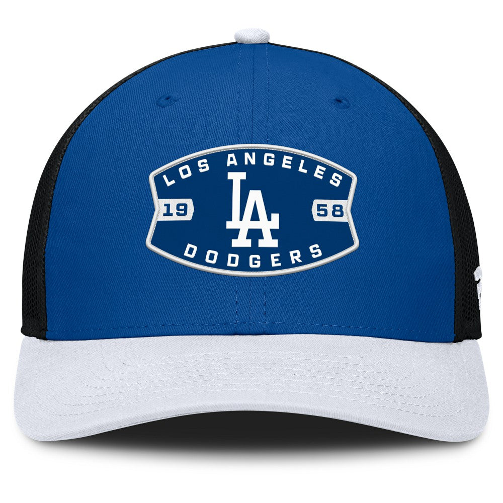 Los Angeles Dodgers Fanatics Cutoff Adjustable Trucker Hat - Royal/White Hats
