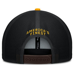 San Diego Padres Fanatics Cutoff Adjustable Trucker Hat - Brown/Gold Hats