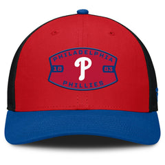 Philadelphia Phillies Fanatics Cutoff Adjustable Trucker Hat - Red/Royal Hats