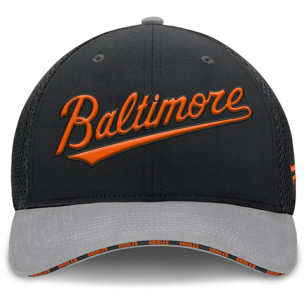 Baltimore Orioles Fanatics Pennant Flex Hat - Black/Gray Hats