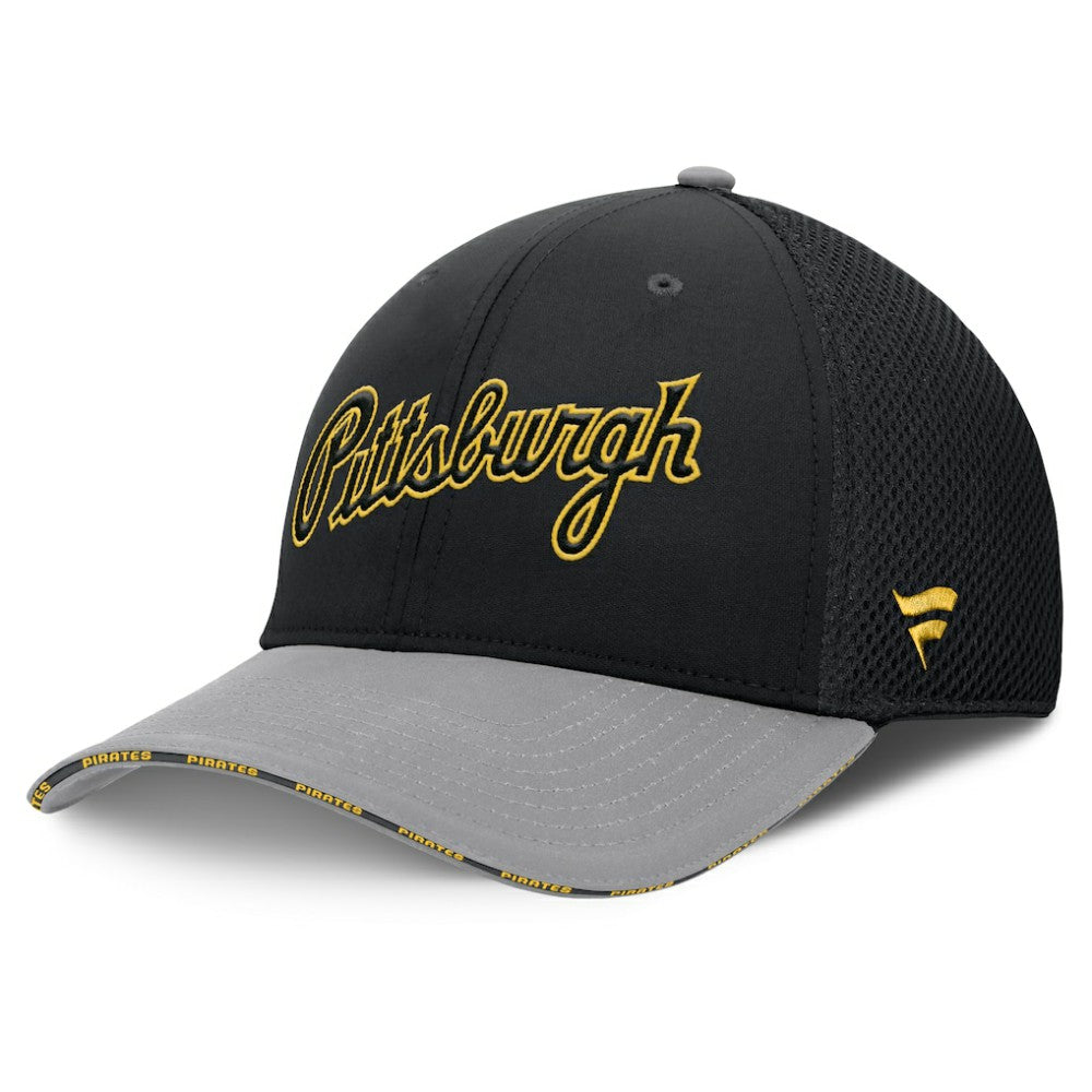 Pittsburgh Pirates Fanatics Pennant Flex Hat - Black/Gray Hats